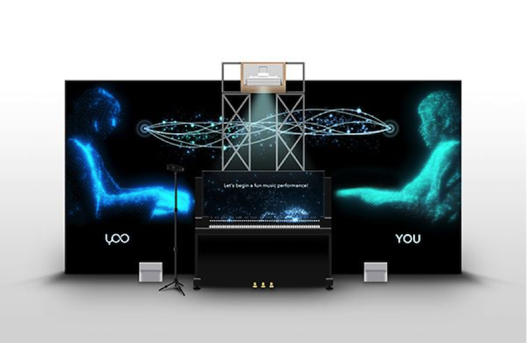 黄金城集团联手博报堂i-Studio展出实验性人工智能音乐装置“与YOO合奏”